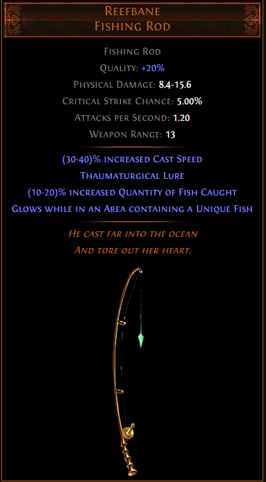 Reefbane Unique Fishing Rod