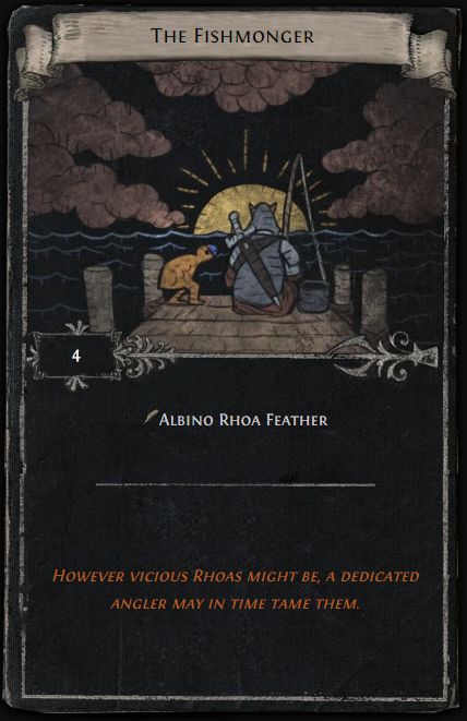 The Fishmonger Divination Card